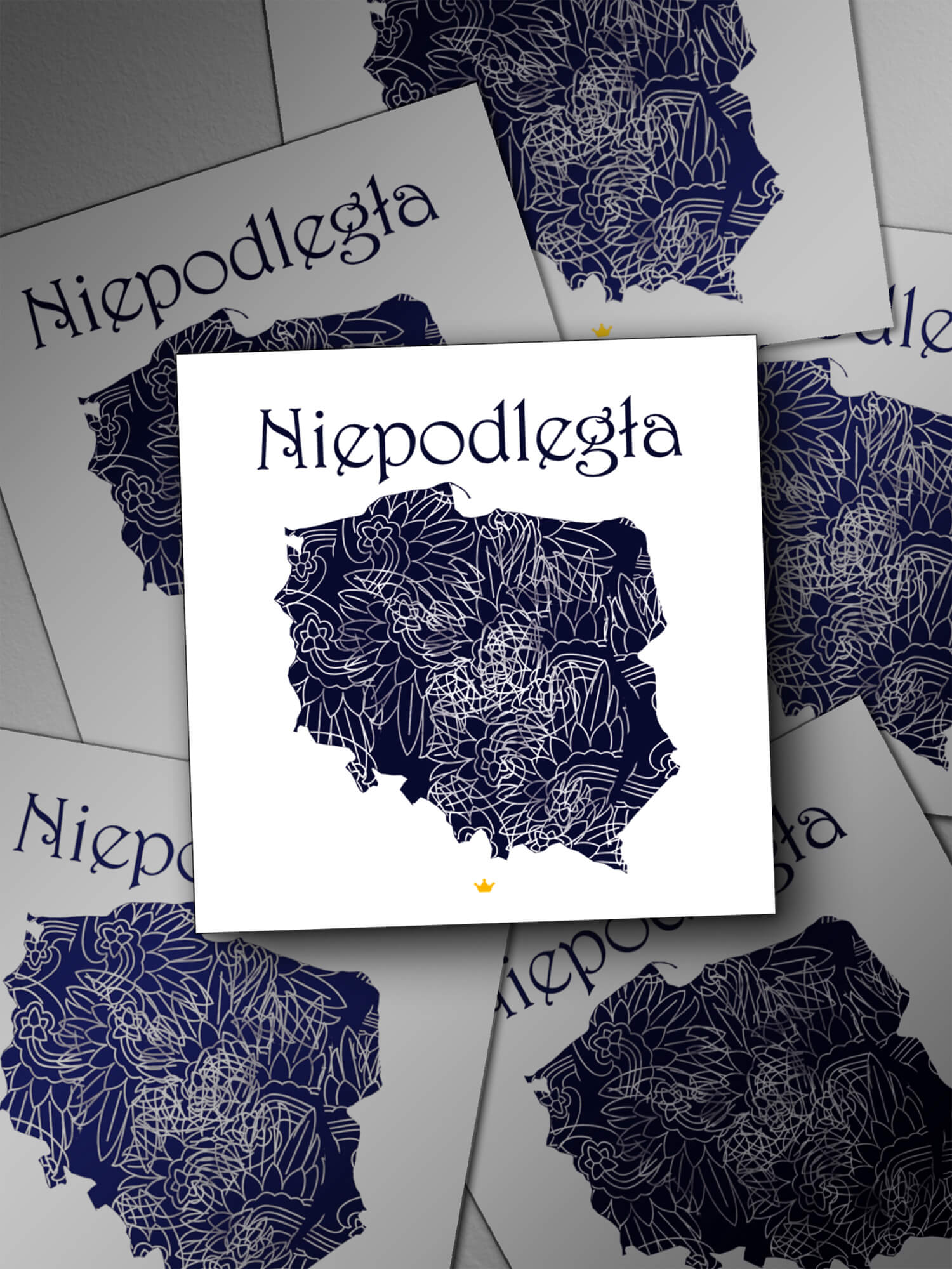 Zestaw 5 wlepek - Niepodległa