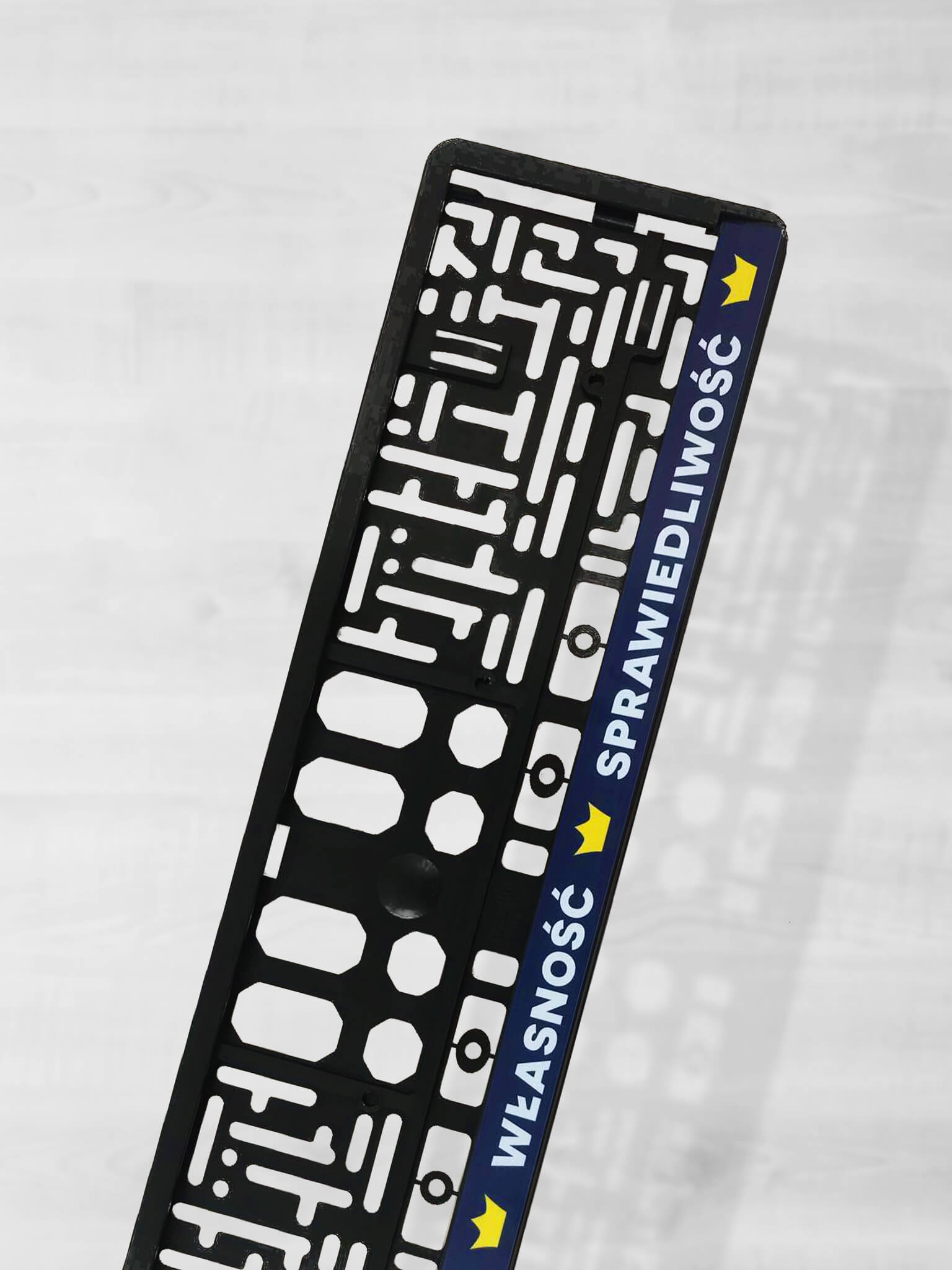 Zestaw - 2x Ramka na tablicę rejestracyjną - WOLNOŚĆ