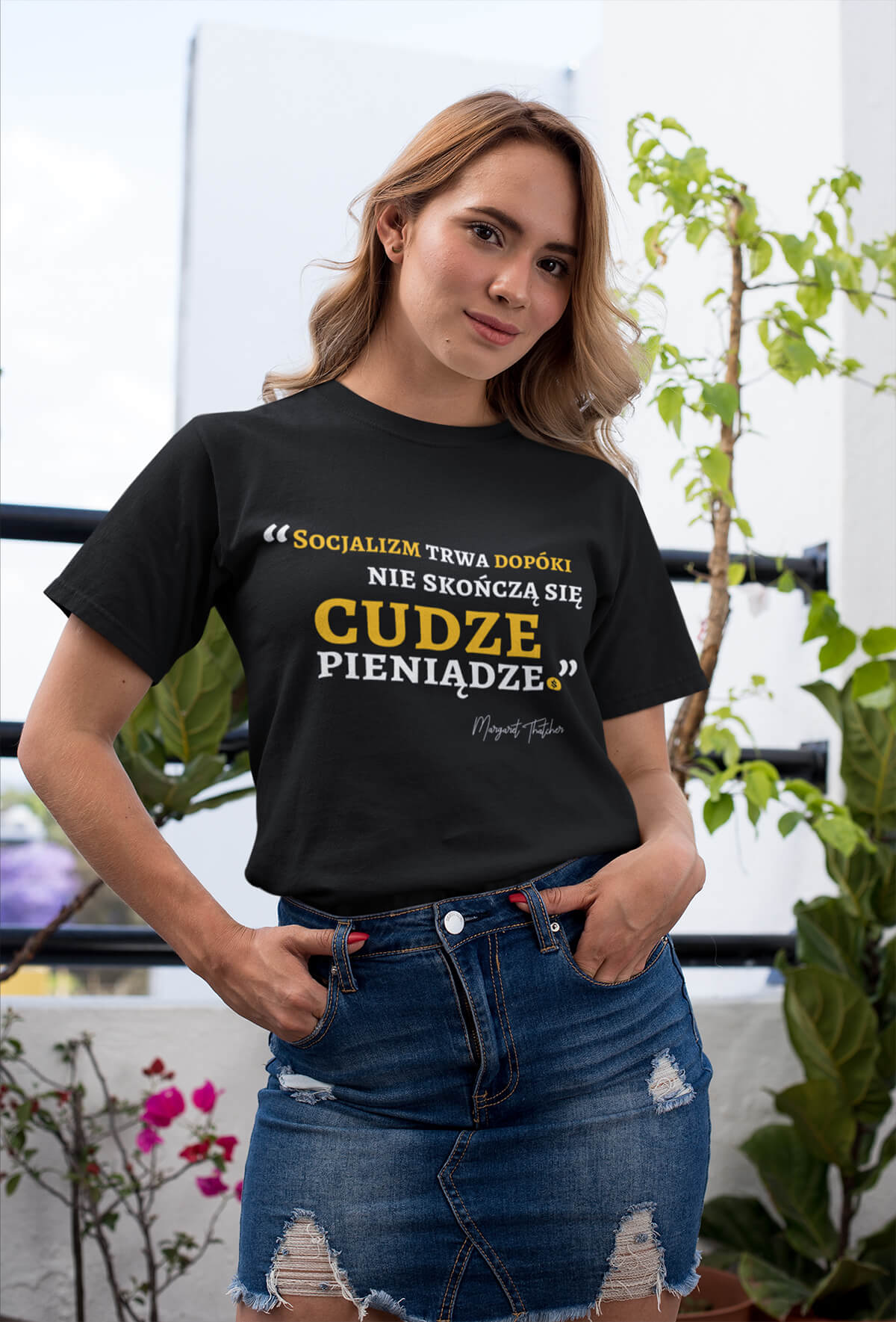 Koszulka - "Socjalizm trwa dopóki nie skończą się cudze pieniądze" 5