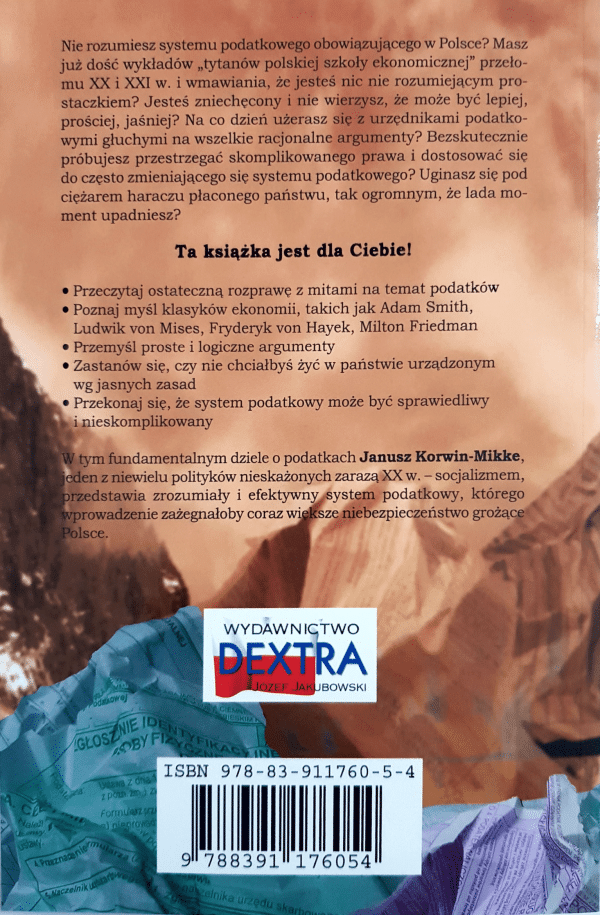 Książka "Podatki, czyli rzecz o grabieży" z autografem 3