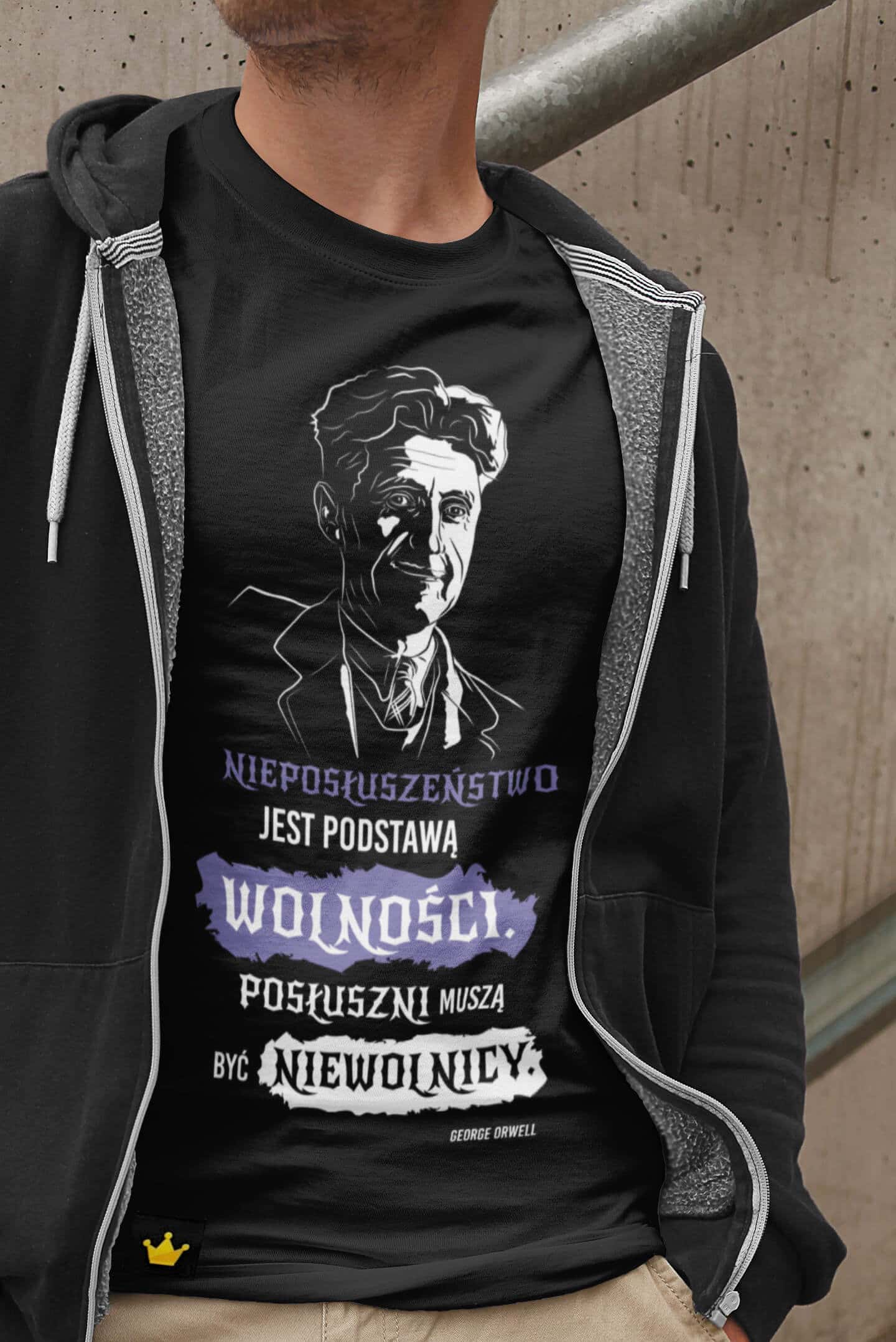 „Nieposłuszeństwo jest podstawą wolności, posłuszni muszą być niewolnicy” George Orwell - Czarna