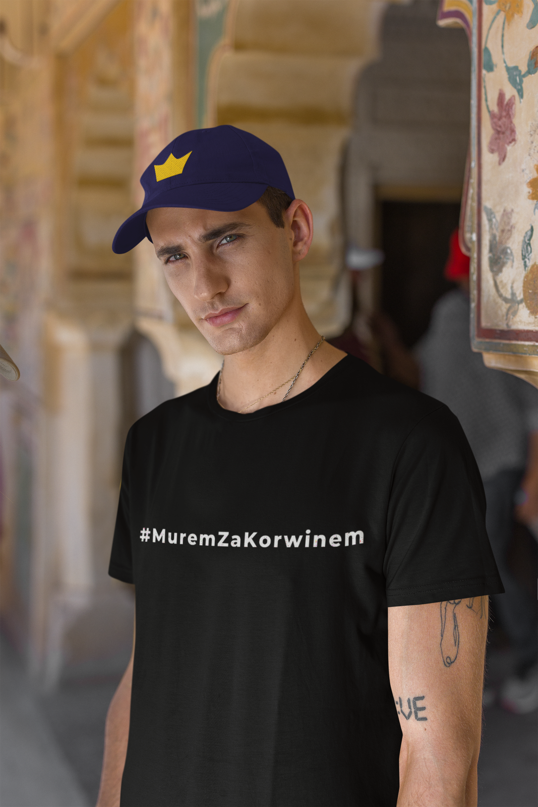 Koszulka #MuremZaKorwinem czarna 3